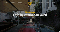 Desktop Screenshot of cafedusoleilcorsier.ch